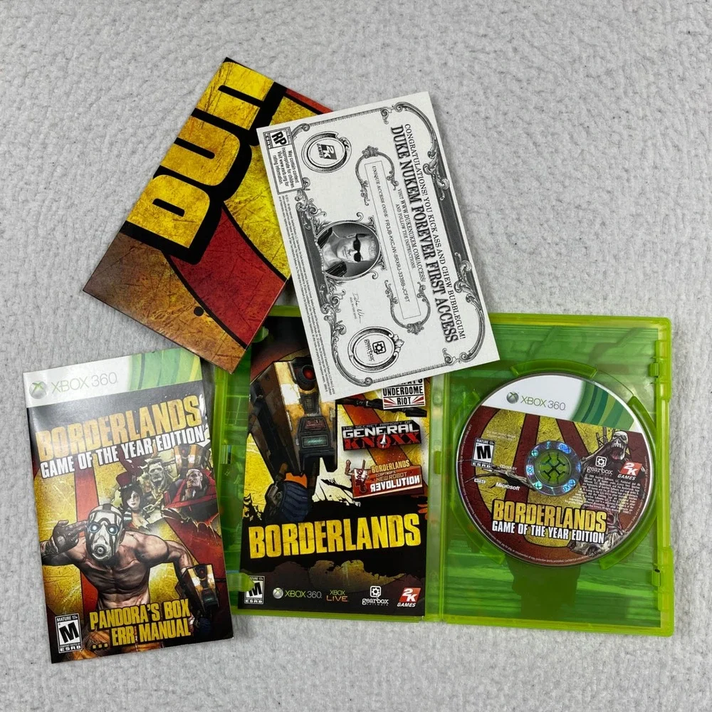 2K Games Borderlands Game of the Year Edition Xbox 360 One Size Green Action RPG